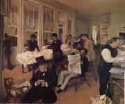 Edgar Degas Cotton trade France oil painting artist